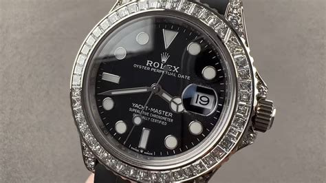 rolex yacht master diamond face|rolex yacht master perpetual date.